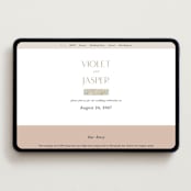 "english garden" - Wedding Website in Daffodil by Lindsay Megahed - Desktop Design