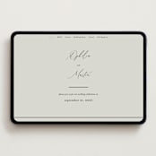"Ophelia" - Wedding Website in Spring by Kelly Schmidt - Desktop Design
