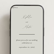 "Ophelia" - Wedding Website in Spring by Kelly Schmidt - Mobile Layout