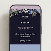 "Lilac Bloom" - Wedding Website in Lilac by Susan Moyal - Mobile Layout
