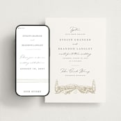 "Vineyard" - Wedding Website in Champagne by Sarah Brown - Match Your Stationery