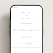 "Essence" - Wedding Website in Ash by Jennifer Postorino - Mobile Layout