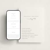 "Essence" - Wedding Website in Ash by Jennifer Postorino - Match Your Stationery
