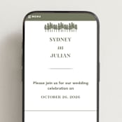"Sequoia" - Wedding Website in Moss by Robert and Stella - Mobile Layout