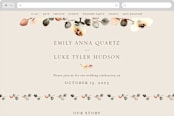 "Bella Mia" - Wedding Website in Autumn by Petra Kern - Desktop Design