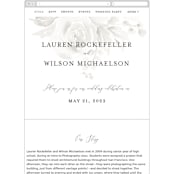 "Wedding Dream" - Wedding Website in Latte by Chris Griffith - Guest Management