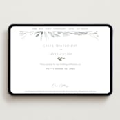 "Amorino" - Wedding Website in Sage by Petra Kern - Desktop Design