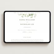 "Verdure" - Wedding Website in Garden by Leah Bisch - Desktop Design