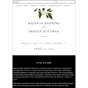 "Conservatory" - Wedding Website in Honeysuckle by Jennifer Postorino - Guest Management