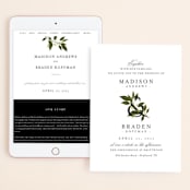 "Conservatory" - Wedding Website in Honeysuckle by Jennifer Postorino - Match Your Stationery