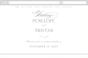 "calisson" - Wedding Website in Mist by chocomocacino - Desktop Design