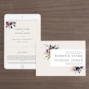 "ivi" - Wedding Website in Ivory by Lori Wemple - Match Your Stationery