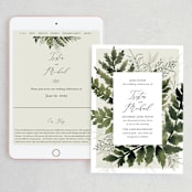 "Love springs eternal" - Wedding Website in Fern by Chris Griffith - Match Your Stationery
