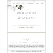 "Inverness" - Wedding Website in Pistachio by Nicole Whiddon - Mobile Layout