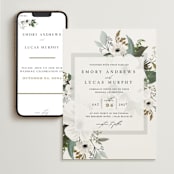 "Inverness" - Wedding Website in Pistachio by Nicole Whiddon - Match Your Stationery