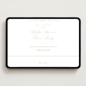 "Disney's Minimal Mickey Mouse" - Wedding Website in Celebration by Jennifer Postorino - Desktop Design