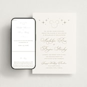 "Disney's Minimal Mickey Mouse" - Wedding Website in Celebration by Jennifer Postorino - Match Your Stationery