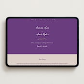 "Whole New World from Disney's Aladdin" - Wedding Website in Aubergine by Creo Study - Desktop Design