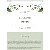 "Paradise" - Wedding Website in Forest by Oma N. Ramkhelawan - Guest Management