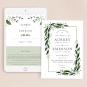 "Paradise" - Wedding Website in Forest by Oma N. Ramkhelawan - Match Your Stationery