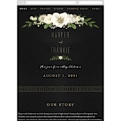 "jewel" - Wedding Website in Onyx by Susan Moyal - Guest Management