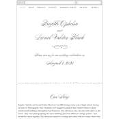 "One and Only" - Wedding Website in Classic Bride by Design Lotus - Guest Management