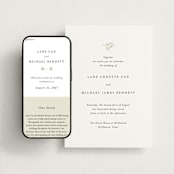 "Sense and Sensibility" - Wedding Website in Cloud by Design Lotus - Match Your Stationery