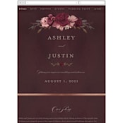 "Verdigris" - Wedding Website in Rose by Susan Moyal - Mobile Layout