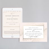 "Solaris" - Wedding Website in Blush by Kristie Kern - Match Your Stationery