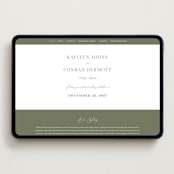 "creme au beurre" - Wedding Website in Moss by chocomocacino - Desktop Design
