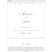"Best is yet to come" - Wedding Website in Classique by Design Lotus - Mobile Layout