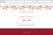 "Jaipur" - Wedding Website in Ruby by Mansi Verma - Desktop Design