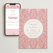 "AMAYA" - Wedding Website in Blush by Kanika Mathur - Match Your Stationery
