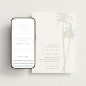 "Sunset by the Sea" - Wedding Website in Ombre by lulu and isabelle - Match Your Stationery