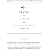 "Adorned Ampersand" - Wedding Website in Cotton by Jennifer Postorino - Guest Management