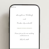 "Hand illustrated Garden Gate" - Wedding Website in Forest by Jackie Crawford - Mobile Layout