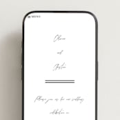 "Merge" - Wedding Website in Cloud by Pixel and Hank - Mobile Layout