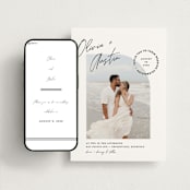 "Merge" - Wedding Website in Cloud by Pixel and Hank - Match Your Stationery