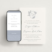"Close to my Heart" - Wedding Website in Twilight Whisper by Design Lotus - Match Your Stationery