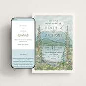 "Sierra" - Wedding Website in Spruce by Paper Sun Studio - Match Your Stationery