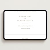 "Classic decorum" - Wedding Website in Golden by Stacey Meacham - Desktop Design