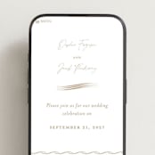 "Mille-feuille" - Wedding Website in Matte Gold by chocomocacino - Mobile Layout