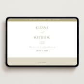 "Gianna" - Wedding Website in Gianna by Kristie Kern - Desktop Design