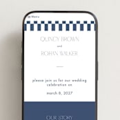 "Beech" - Wedding Website in Aegean by Blustery August - Mobile Layout