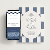 "Beech" - Wedding Website in Aegean by Blustery August - Match Your Stationery
