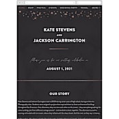 "Scripted Wedding" - Wedding Website in Obsidian by Hooray Creative - Guest Management