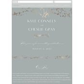 "love drops" - Wedding Website in Pale by Phrosné Barwood - Guest Management