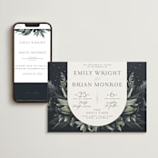 "Vintage Botanicals" - Wedding Website in Sage by GeekInk Design - Match Your Stationery