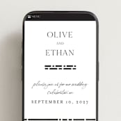 "Casual" - Wedding Website in Pearl by Owl and Toad - Mobile Layout