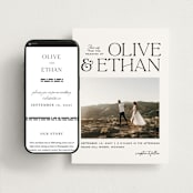 "Casual" - Wedding Website in Pearl by Owl and Toad - Match Your Stationery